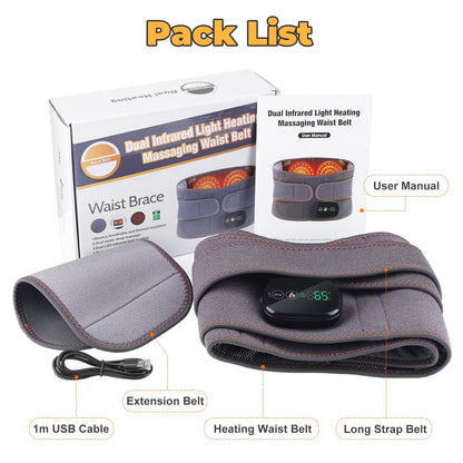 Flaremore Cordless Heating Pad with Massager