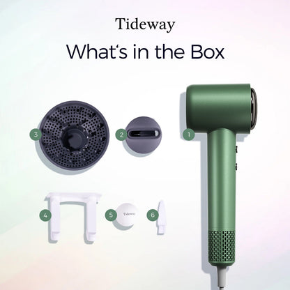 Tideway H11 Hair Dryer with Diffuser Black
