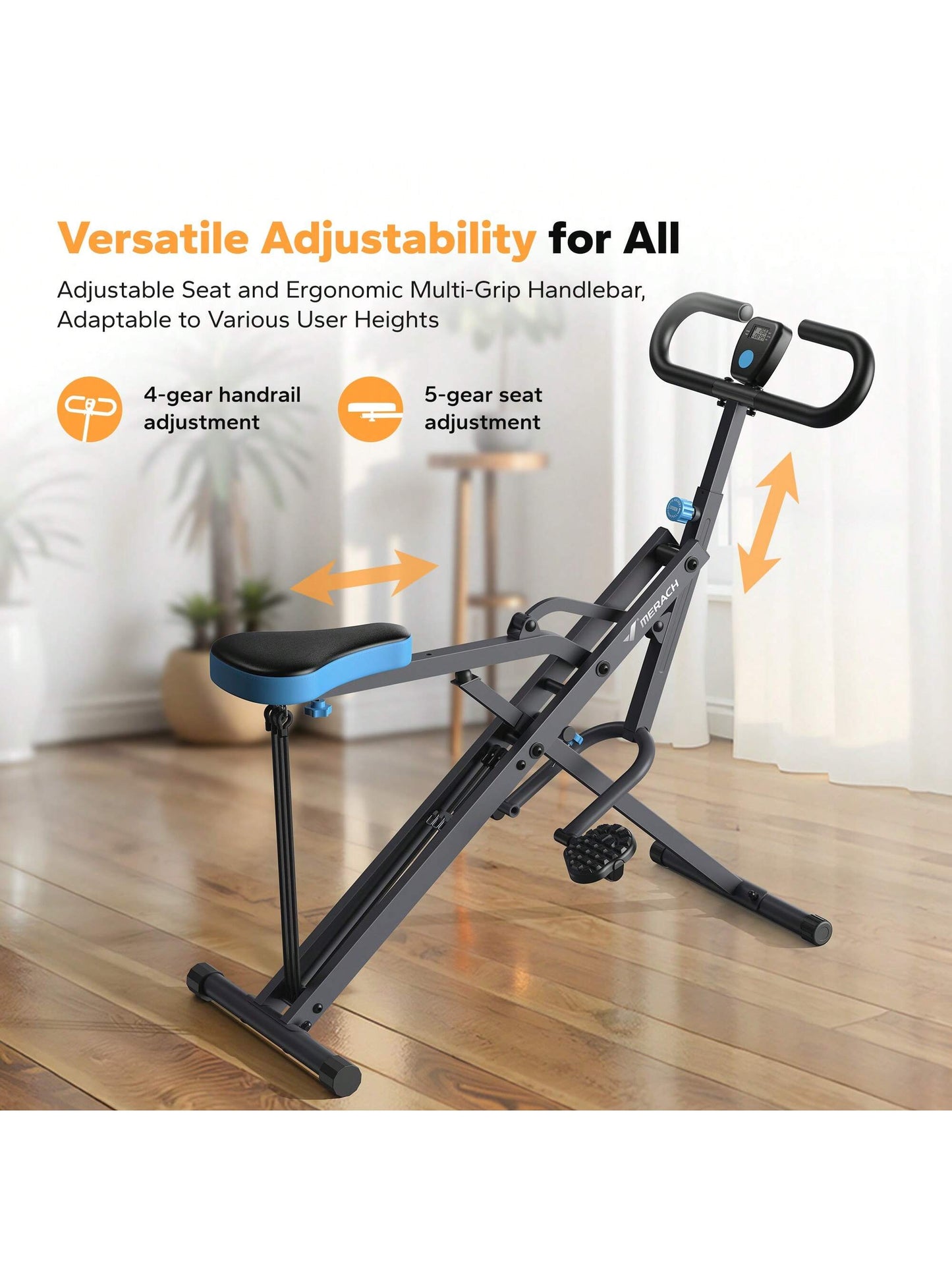 MERACH Squat Machine Foldable Home Workout Equipment