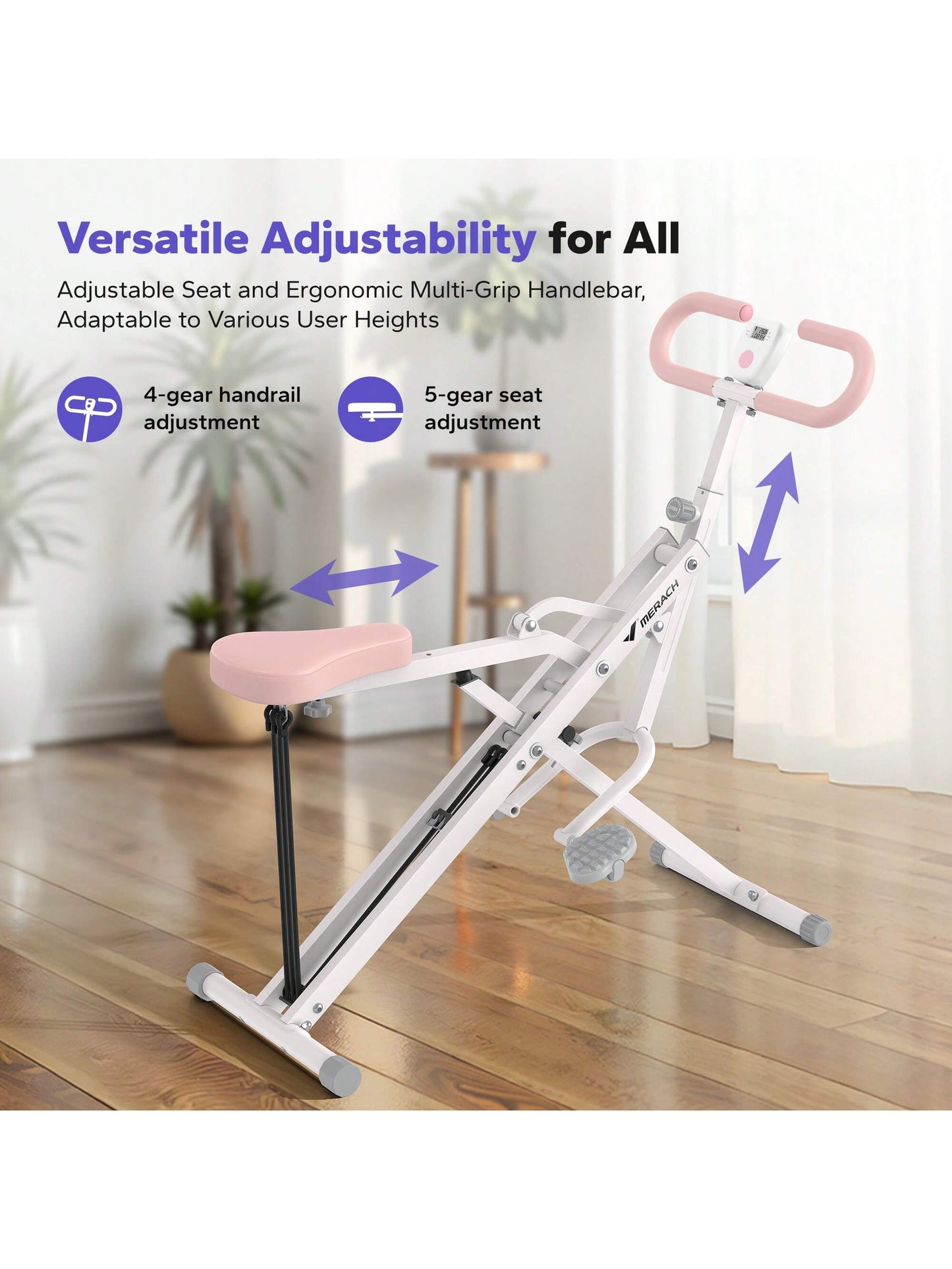 MERACH Squat Machine Foldable Home Workout Equipment