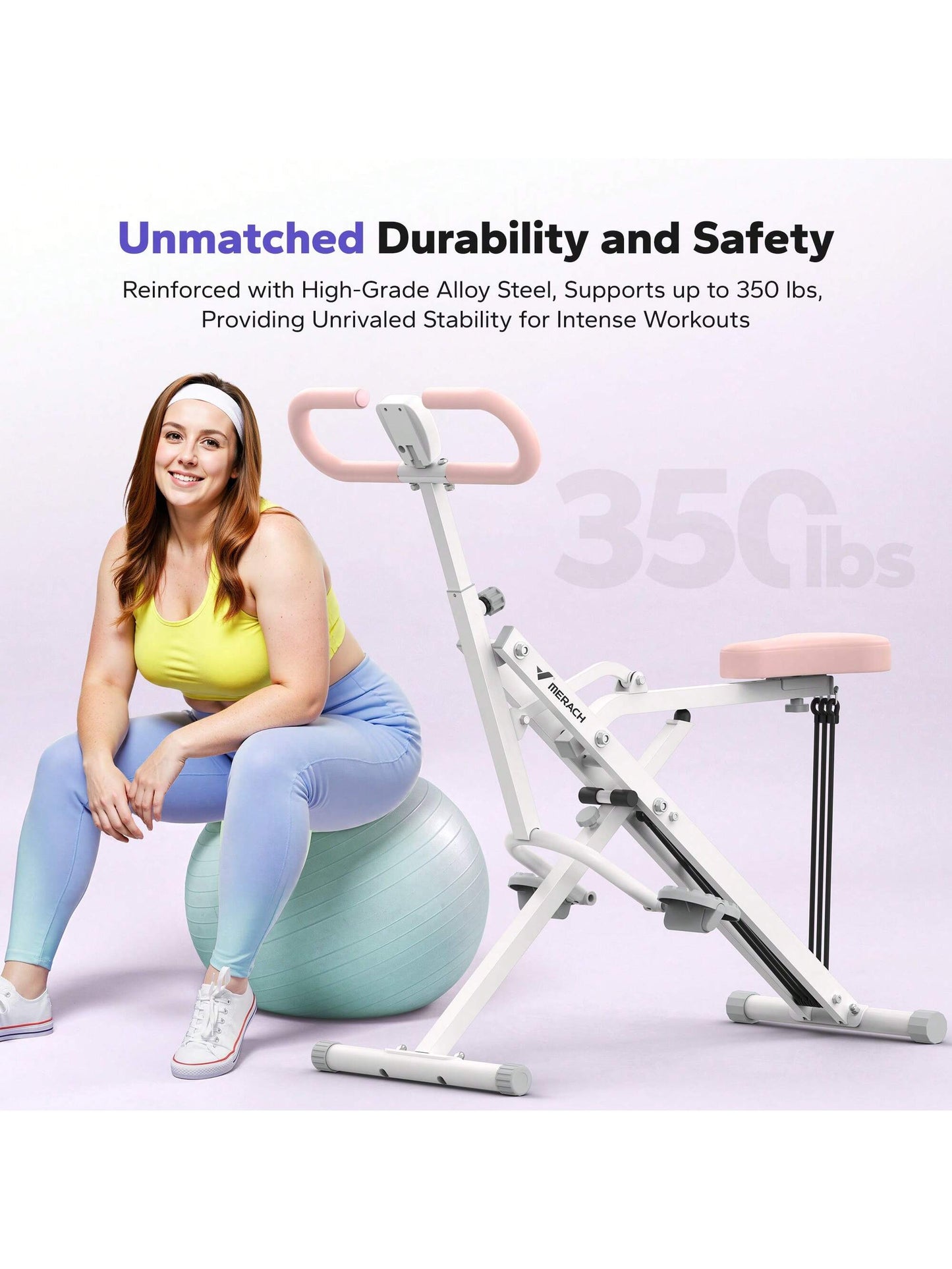 MERACH Squat Machine Foldable Home Workout Equipment