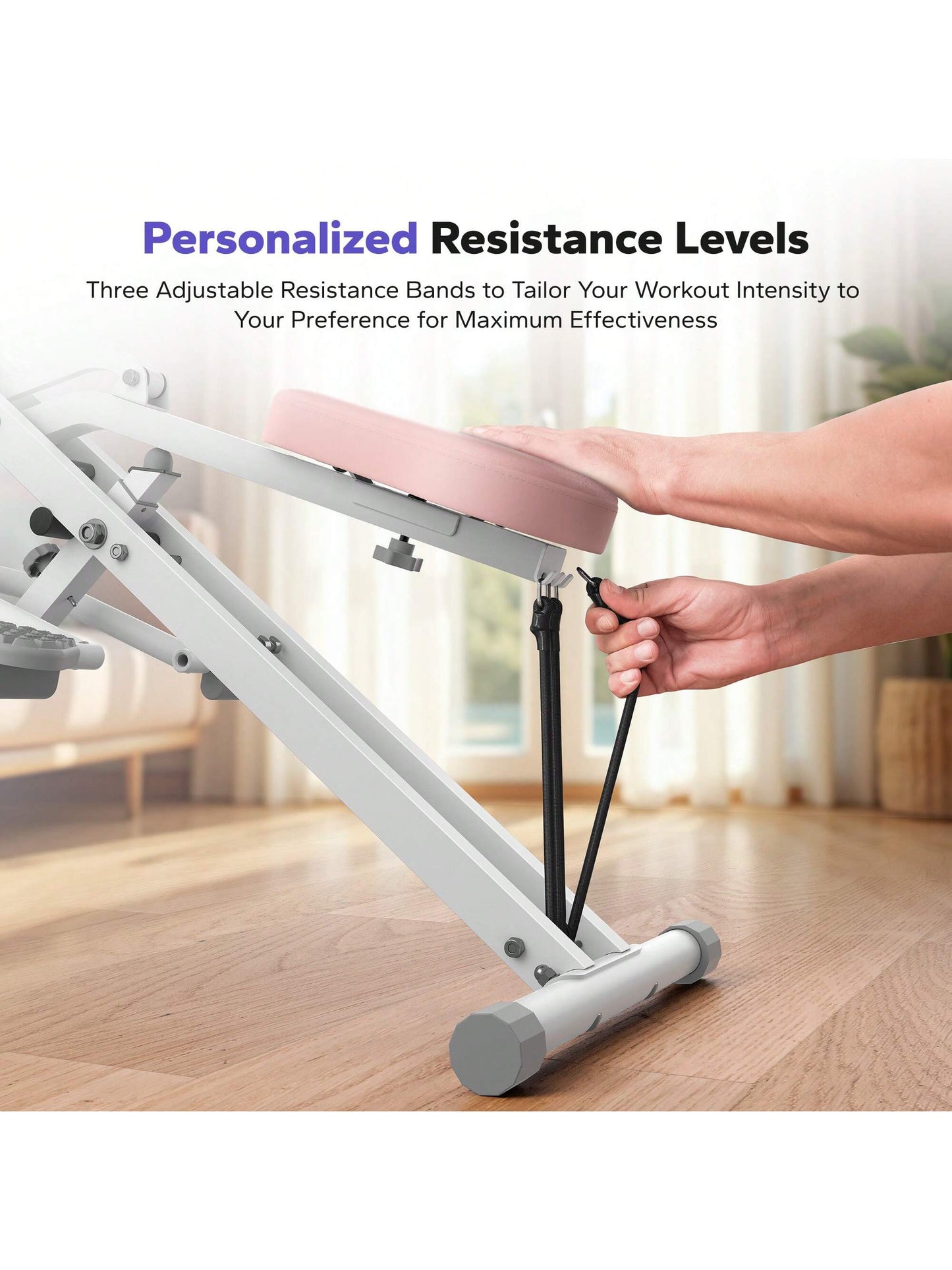 MERACH Squat Machine Foldable Home Workout Equipment