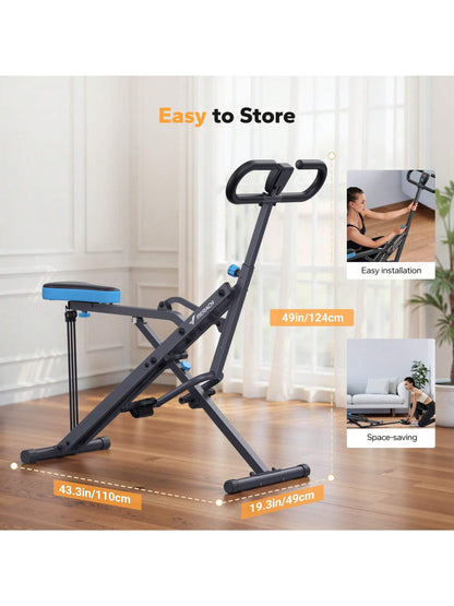 MERACH Squat Machine Foldable Home Workout Equipment