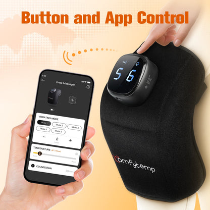 Comfytemp Cordless Knee Massager with Heat Vibration