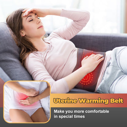 Flaremore Cordless Heating Pad with Massager