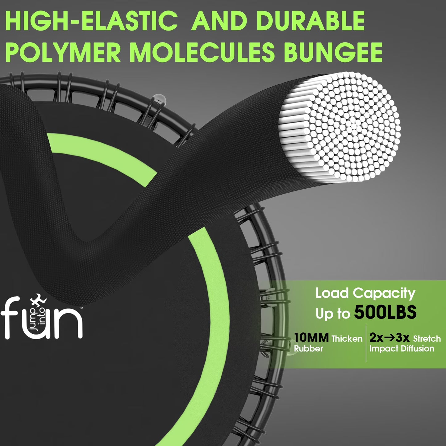 40 Inch Foldable Mini Trampoline Fitness Rebounder