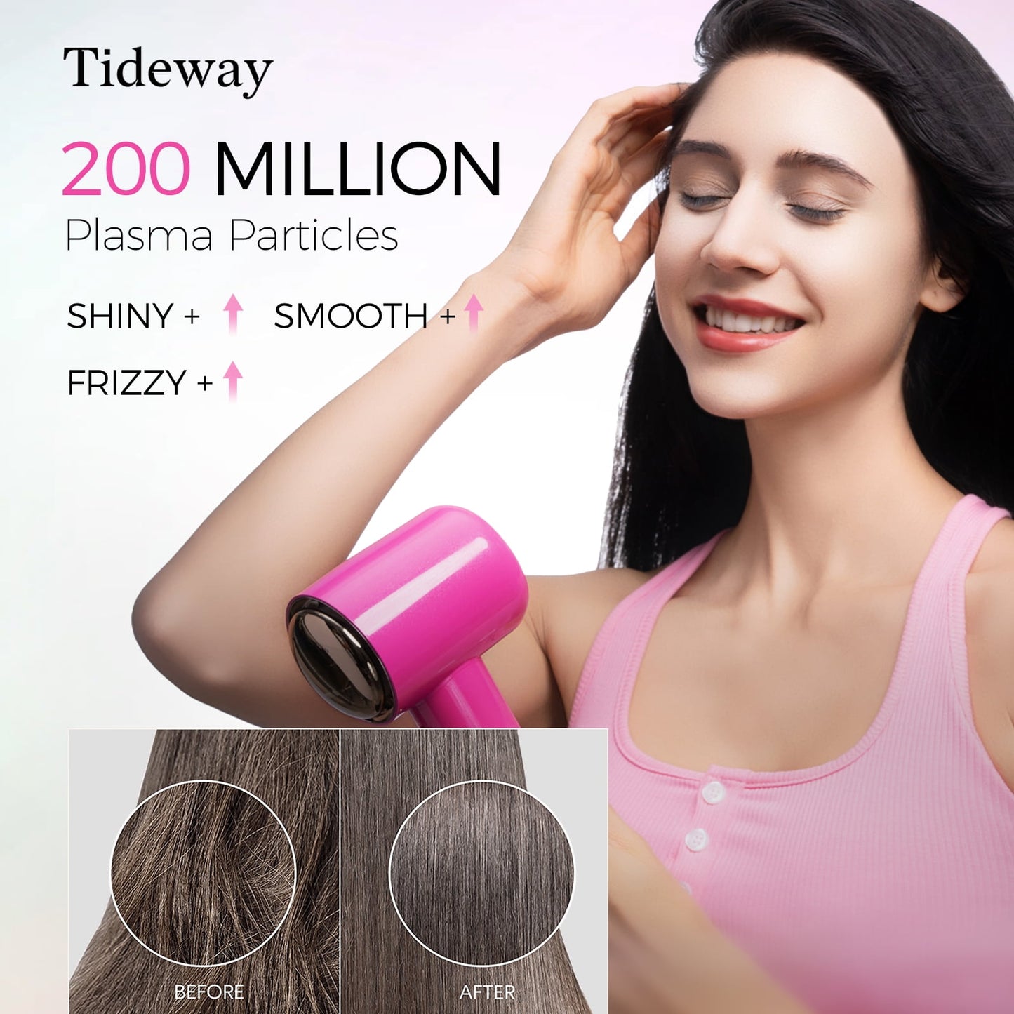 Tideway H11 Hair Dryer with Diffuser Black