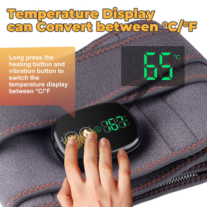 Flaremore Cordless Heating Pad with Massager