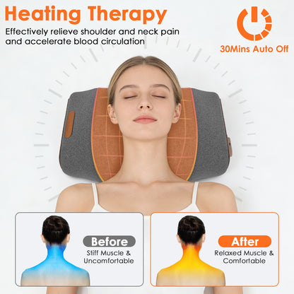 3-in-1 Neck Massager Pillow with Heat Compression