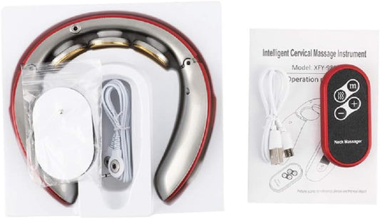 Portable Neck Massager with Heat 15 Level Massage
