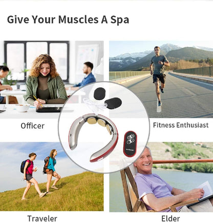 Portable Neck Massager with Heat 15 Level Massage