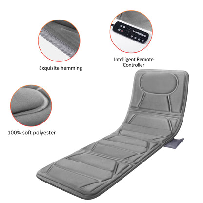 Snailax Full Body Massage Mat with Heat Portable