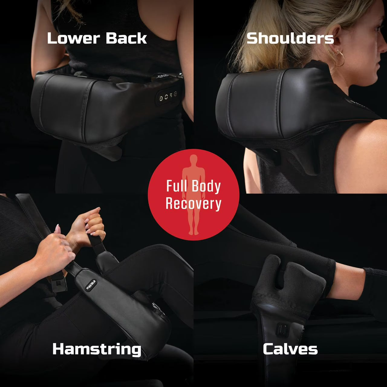 FitRx Shiatsu Pro Neck and Back Massager Heated