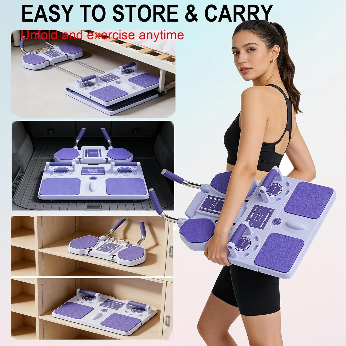 5 in 1 Pilates Board Portable Home Gym Kit