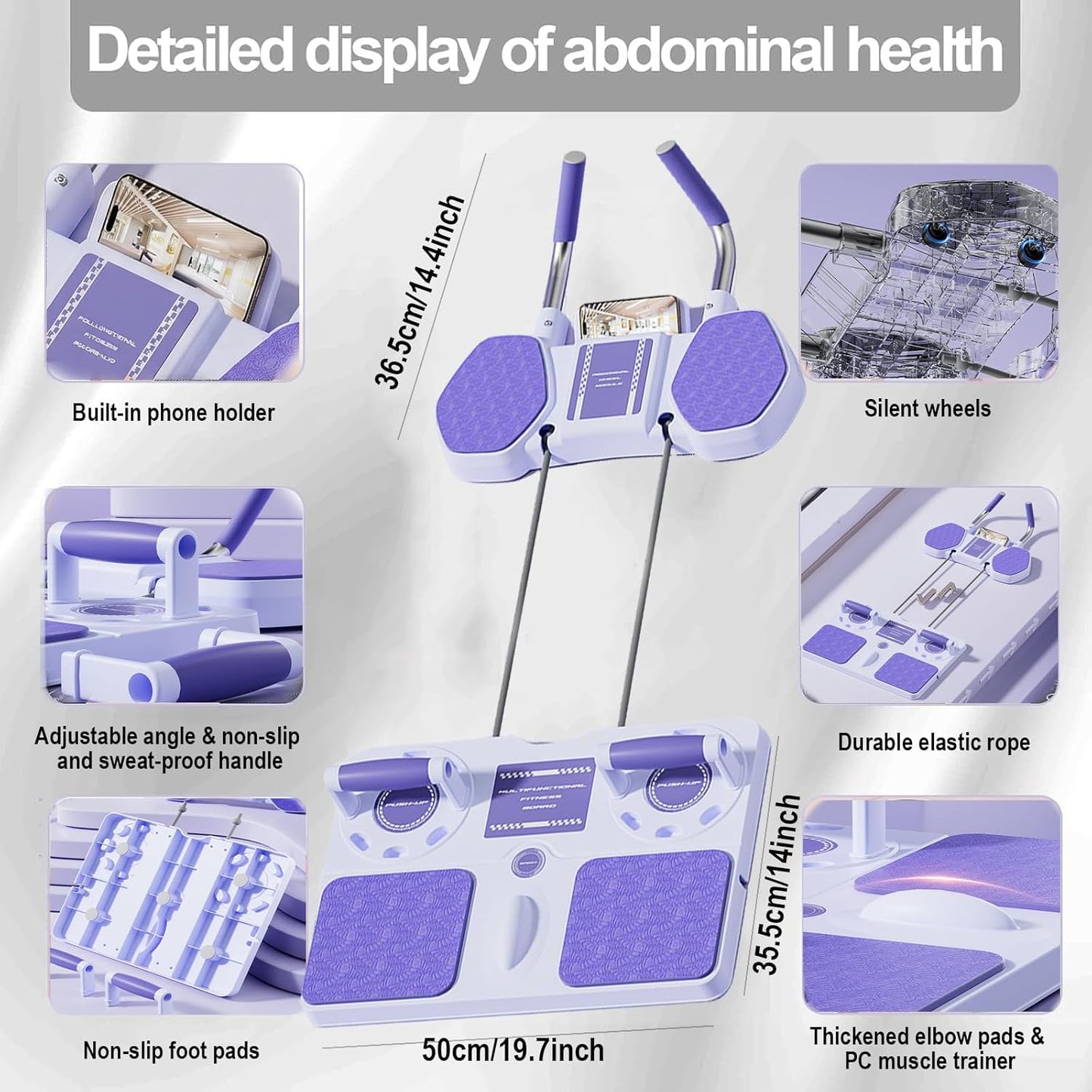 5 in 1 Pilates Board Portable Home Gym Kit