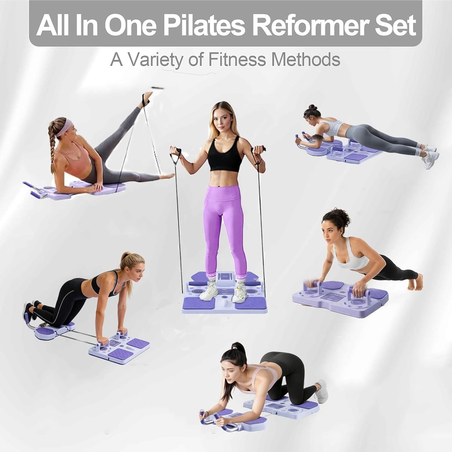 5 in 1 Pilates Board Portable Home Gym Kit