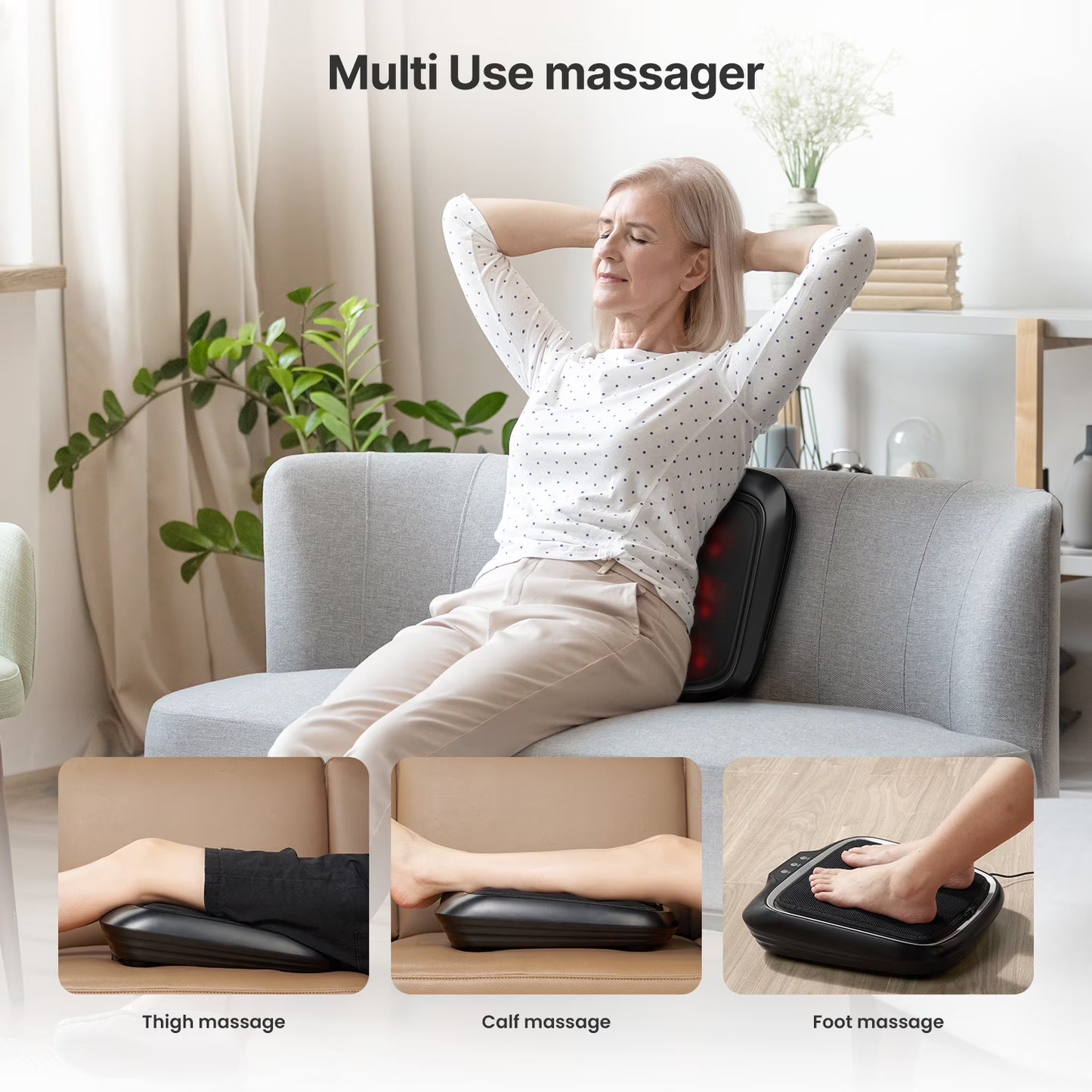 RENPHO Foot Massager with Heating Shiatsu Massager