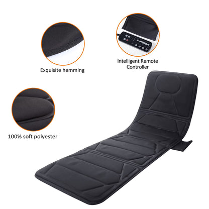 Snailax Full Body Massage Mat with Heat Portable