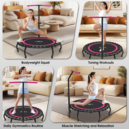 40 Inch Foldable Mini Trampoline Fitness Rebounder