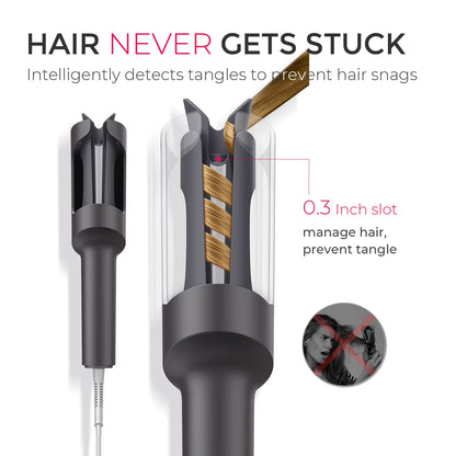 TYMO CURLPRO Automatic Curling Iron 1 Inch Gray