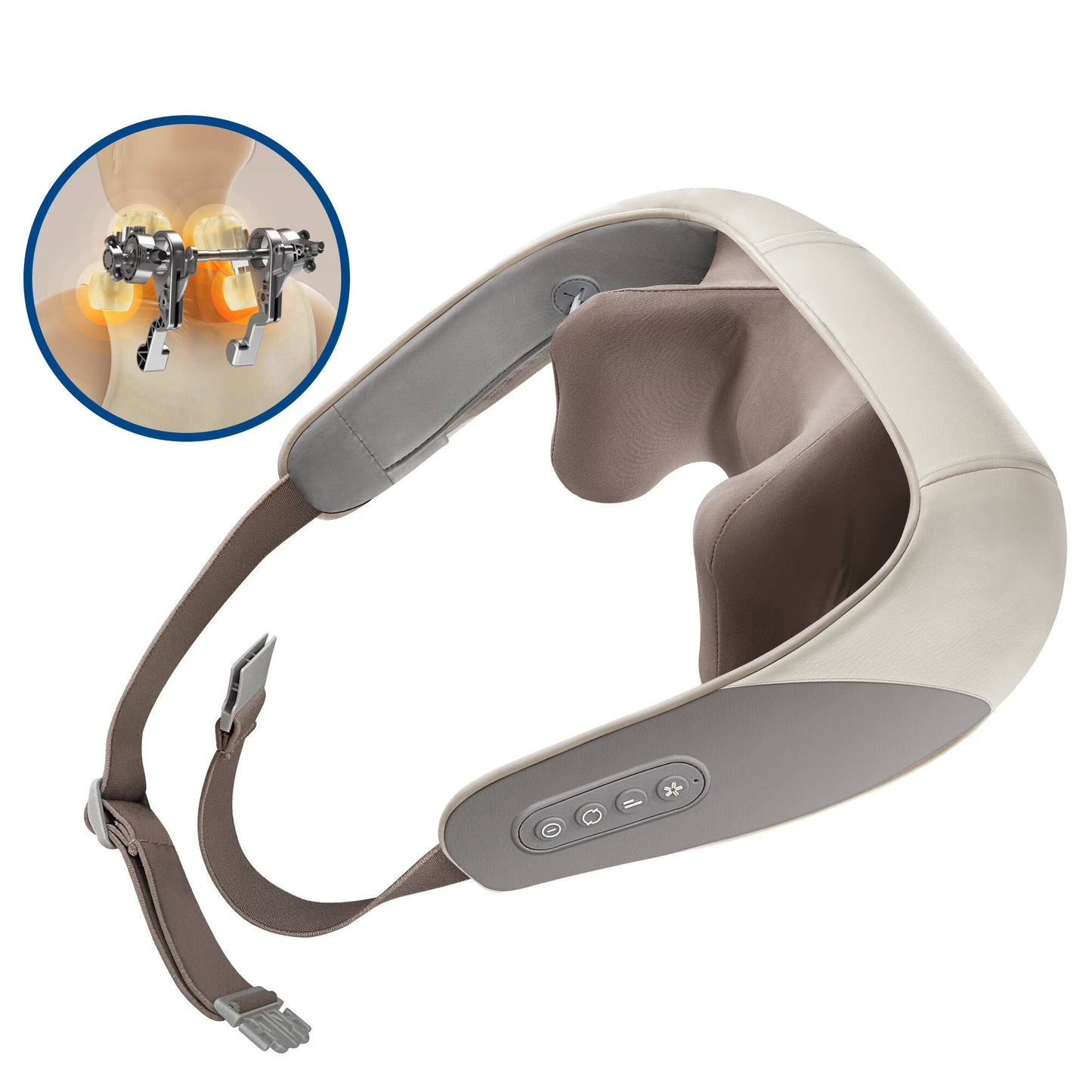 Shiatsu Back Shoulder and Neck Massager with Heat