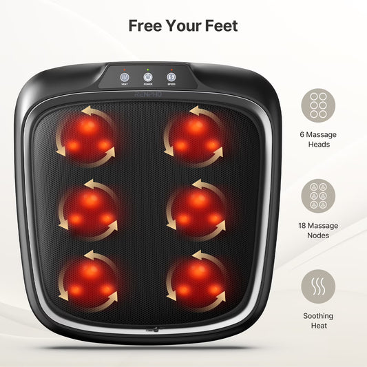 RENPHO Foot Massager with Heating Shiatsu Massager
