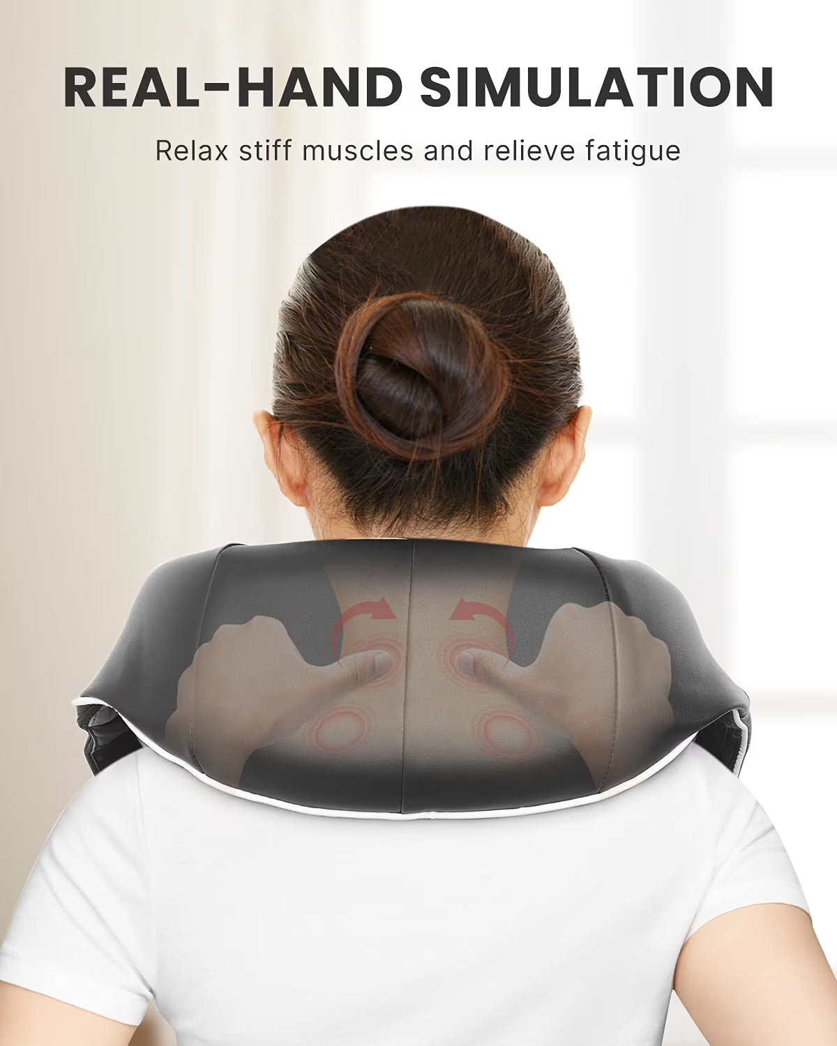 Renpho Shiatsu Neck and Shoulder Massager Cordless