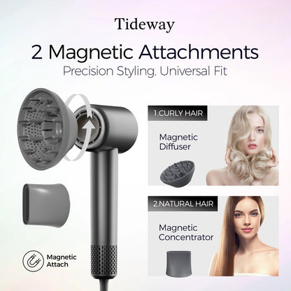 Tideway H11 Hair Dryer with Diffuser Black