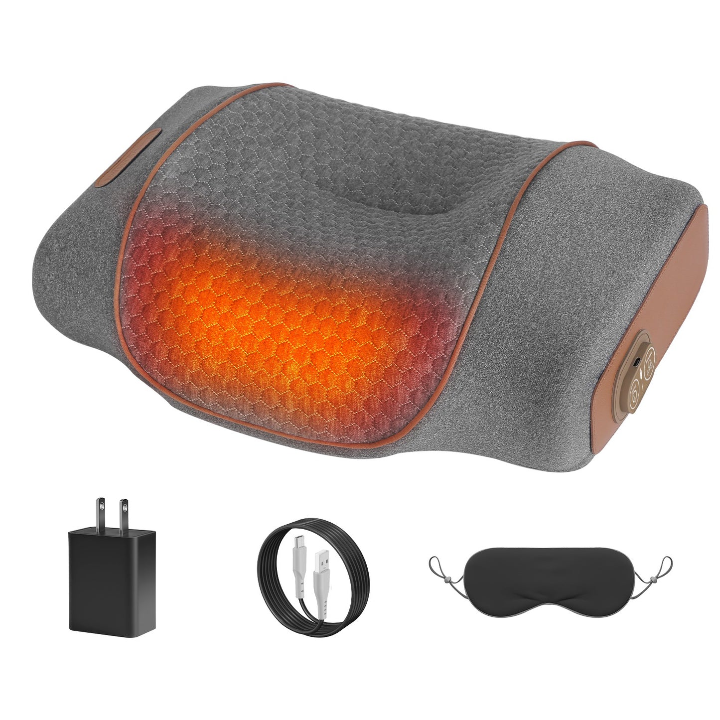 3-in-1 Neck Massager Pillow with Heat Compression
