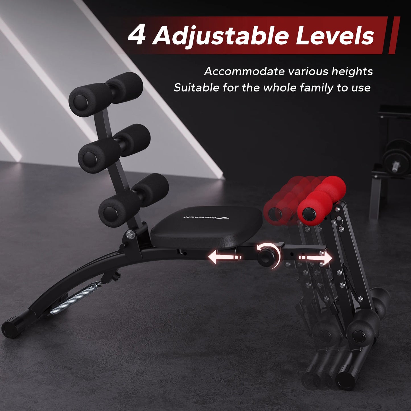 RICAN Vibration Plate Exercise Machine with Bands