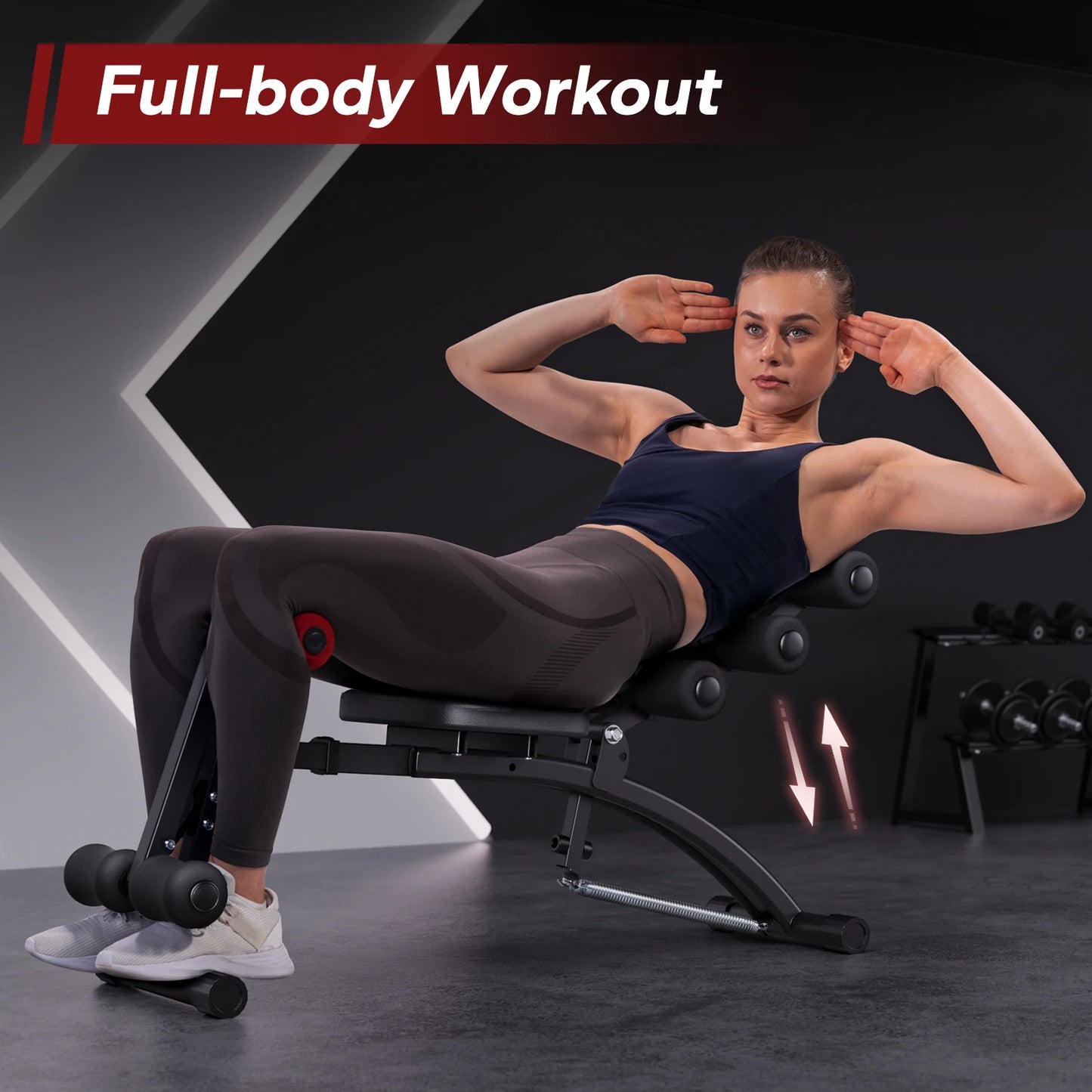 RICAN Vibration Plate Exercise Machine with Bands