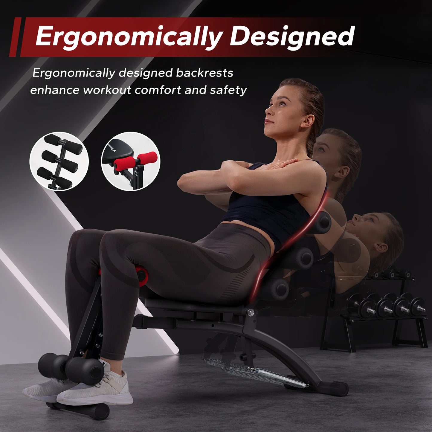 RICAN Vibration Plate Exercise Machine with Bands