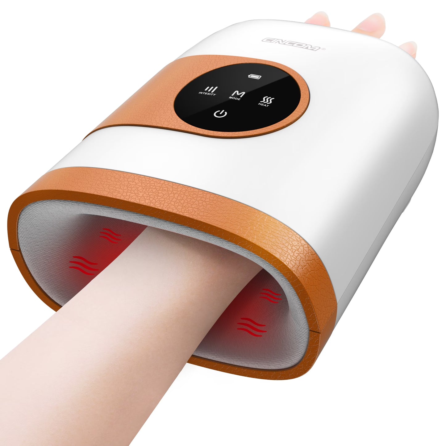 CINCOM Rechargeable Hand Massager with Heat