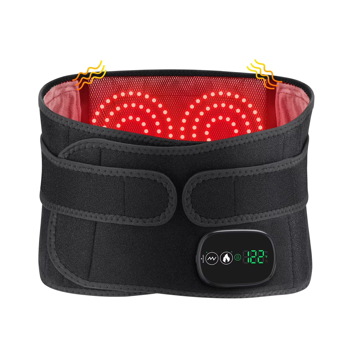 Cordless Heating Pad for Back Relief with Massager