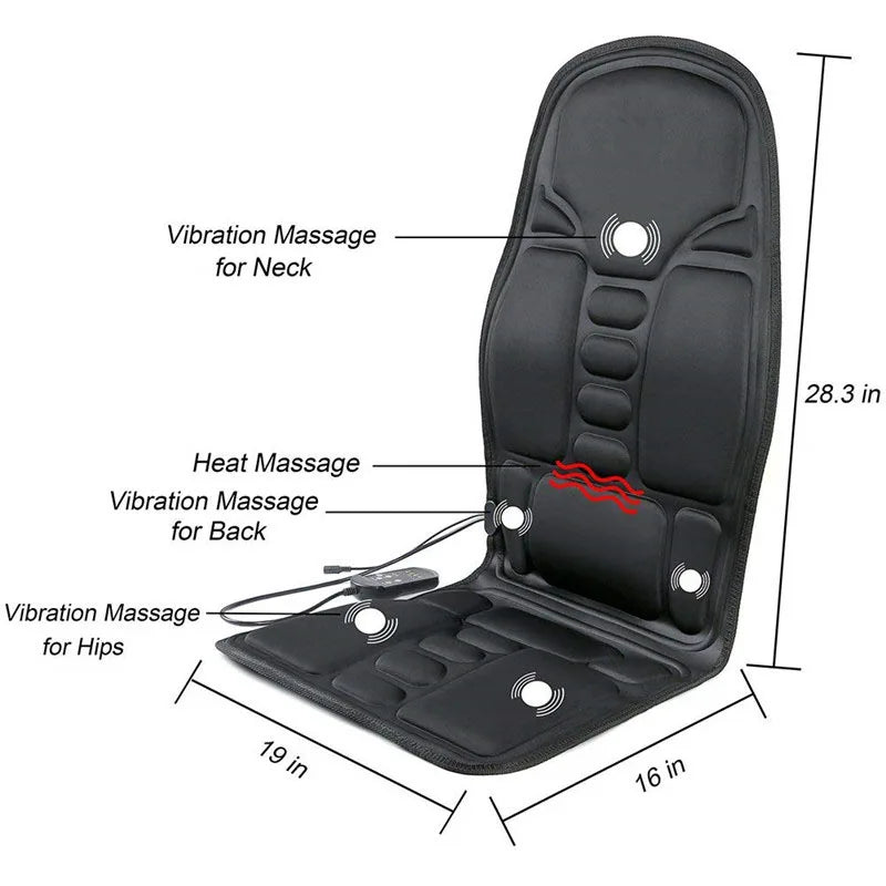 Snailax Full Body Massage Mat with Heat Portable