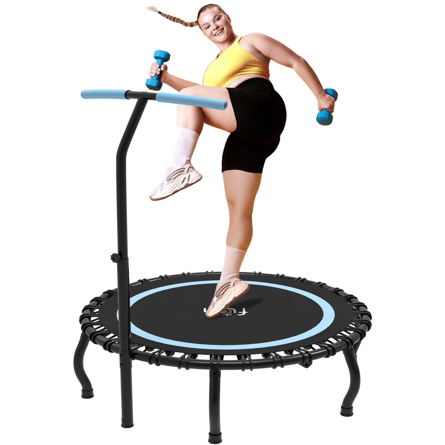 40 Inch Foldable Mini Trampoline Fitness Rebounder