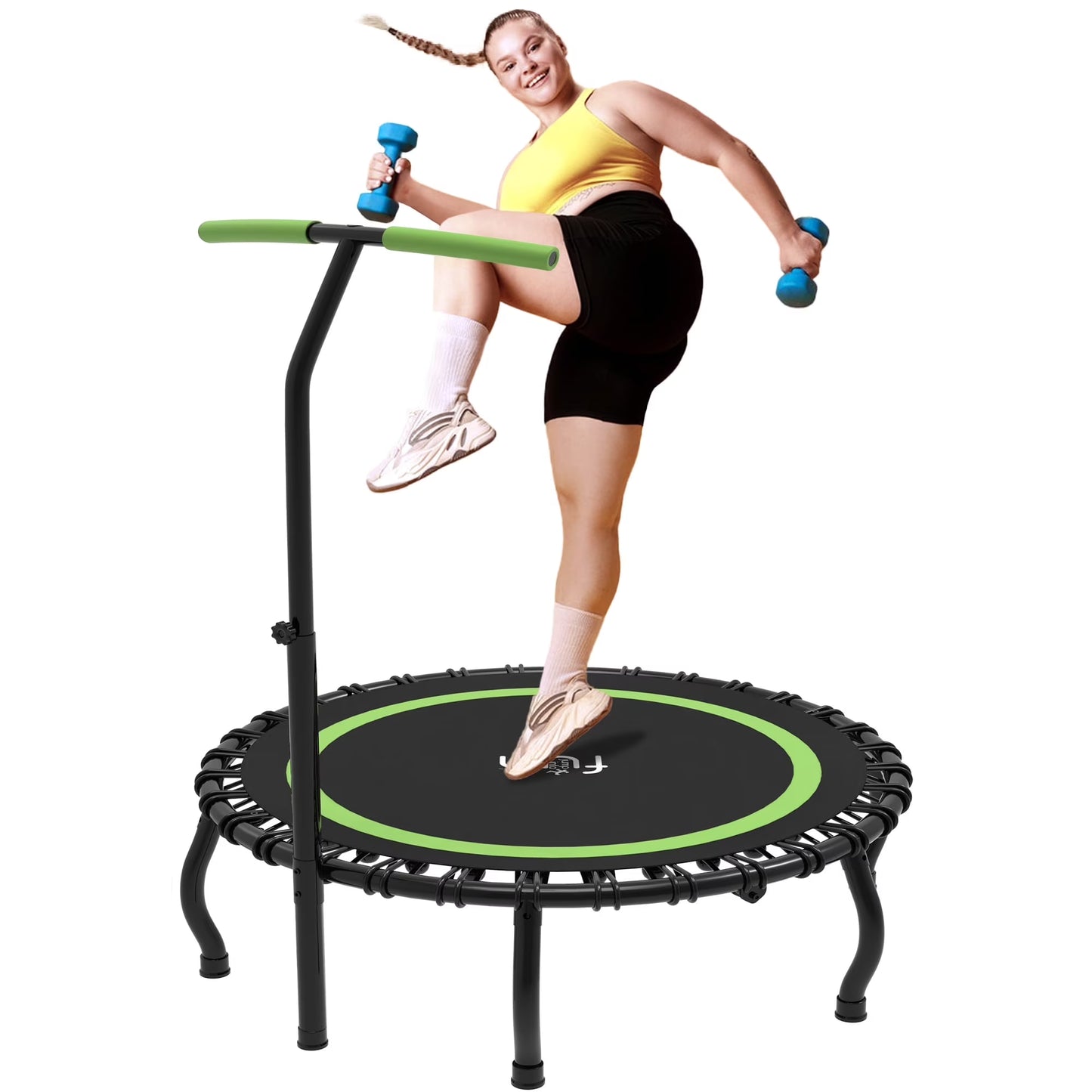 40 Inch Foldable Mini Trampoline Fitness Rebounder
