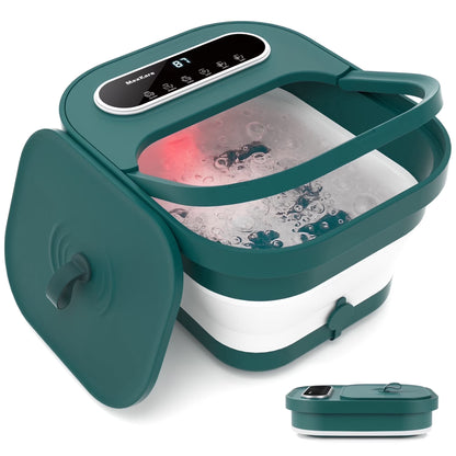 MaxKare Collapsible Foot Spa Bath with Heat Massage