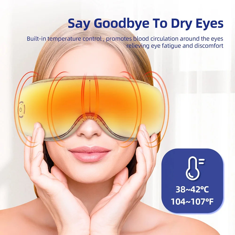 3D Vibration Eye Massager with Heating Airbag