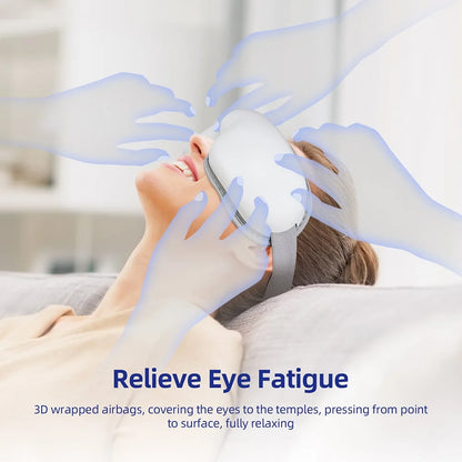 3D Vibration Eye Massager with Heating Airbag