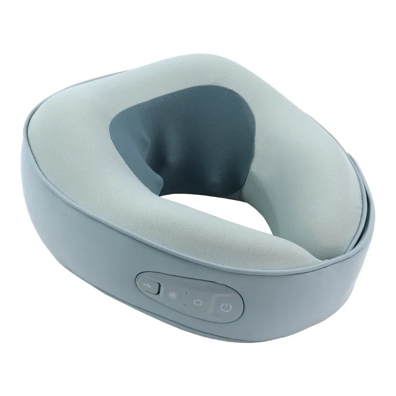 2 in 1 Portable Neck Massager U Shaped Pillow