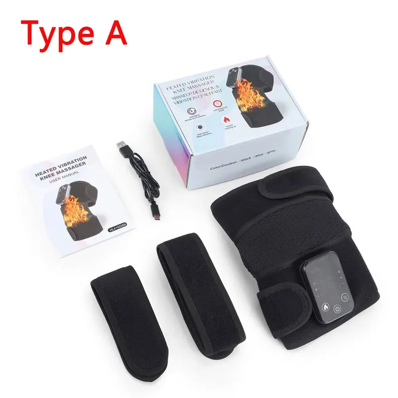 3 in 1 Electric Knee Massager with Hot Compress