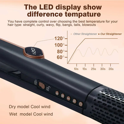 2 in 1 Professional Hair Straightener and Dryer