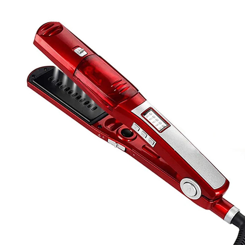 Professional Steam Hair Straightener 2 in 1 Flat Iron
