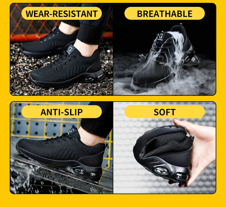 Air Cushion Safety Sneakers