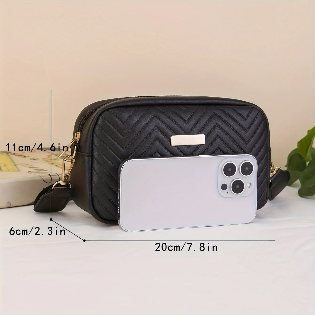 Mini Quilted Crossbody Bag