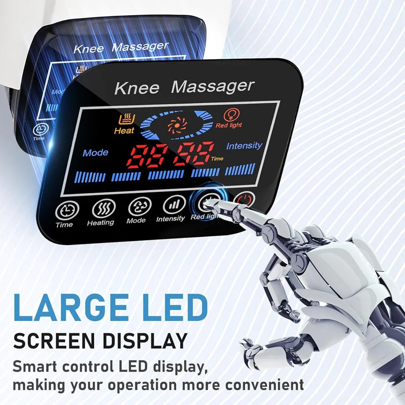 3 in 1 Electric Knee Massager with Hot Compress