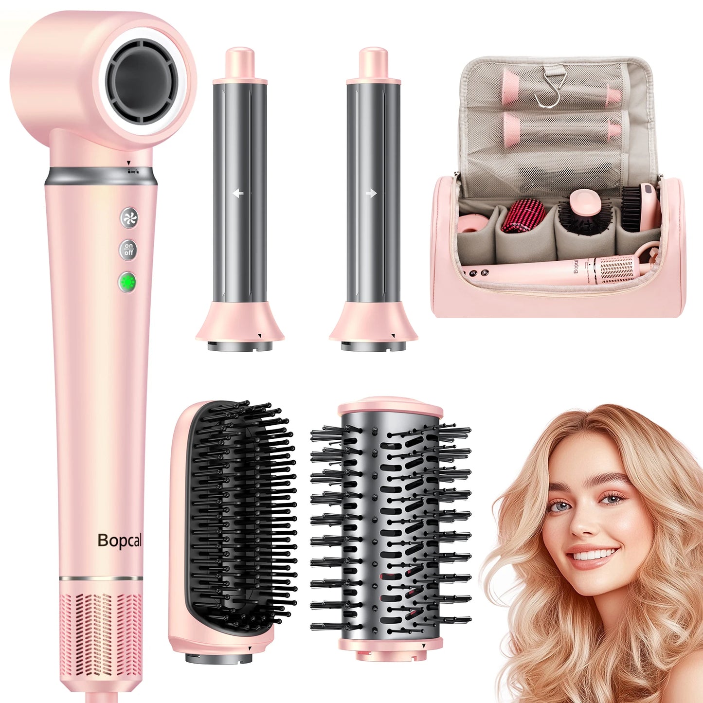 5 in 1 Hot Air Styler Wrap with Auto Curlers