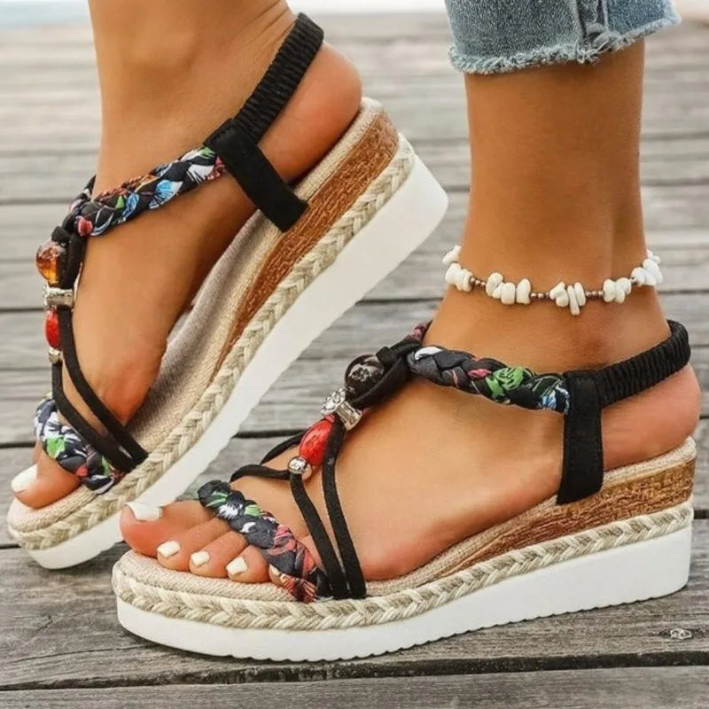 Women Platform Wedge Sandals