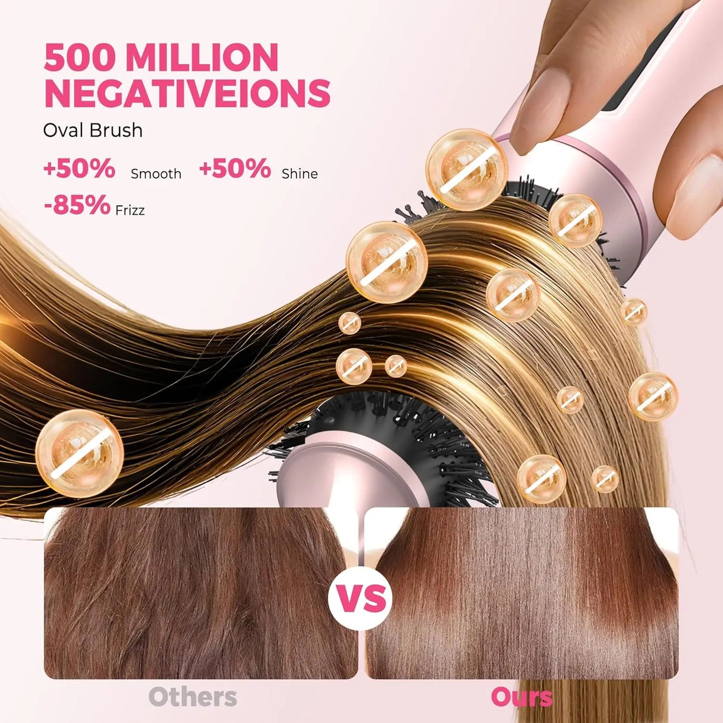 5 in 1 Hot Air Styler Brush with Auto Curler